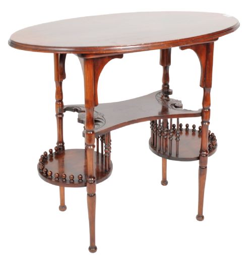 Edwardian  Mahogany Drinks Table
