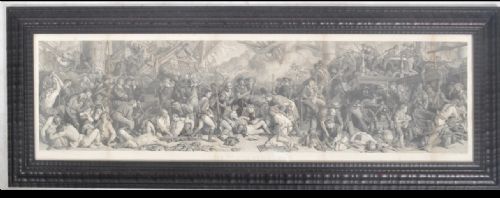 The Death of Nelson Engraving After Daniel Maclise