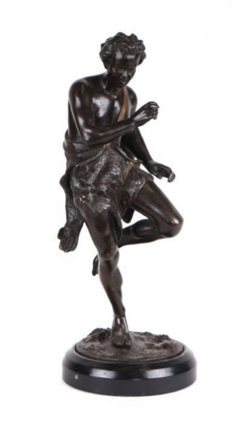 Bronze Figure of Athletic Male Athlete After Alois Mayer ( 1855-1936 )