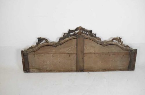 GEORGE II CARVED GILTWOOD CHIMNEY PIECE MIRROR - ADDITIONAL PHOTO 1