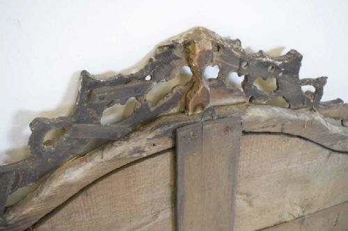 GEORGE II CARVED GILTWOOD CHIMNEY PIECE MIRROR - ADDITIONAL PHOTO 2