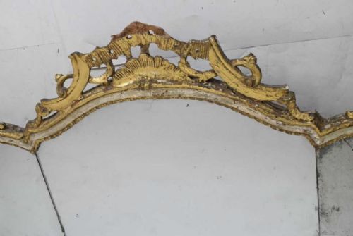 GEORGE II CARVED GILTWOOD CHIMNEY PIECE MIRROR - ADDITIONAL PHOTO 3
