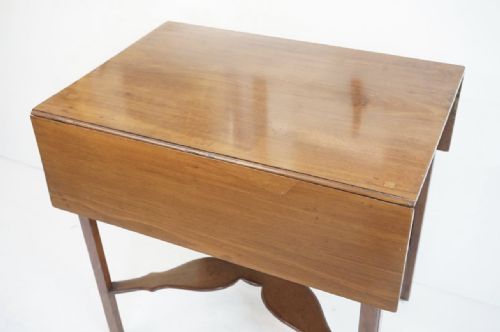 LATE C18TH FADED MAHOGANY PEMBROKE TABLE - ADDITIONAL PHOTO 2