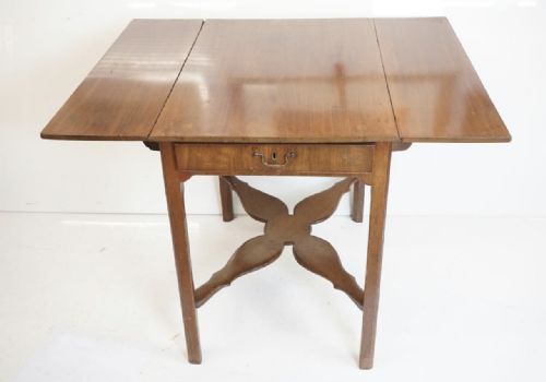 LATE C18TH FADED MAHOGANY PEMBROKE TABLE - ADDITIONAL PHOTO 10