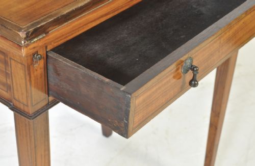 EDWARDIAN SATINWOOD LADIES DESK OR BONHEUR DE JOUR - ADDITIONAL PHOTO 2