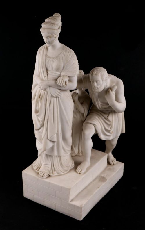 Large Parian Group ‘Charity ‘