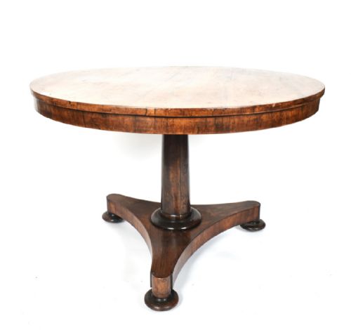 William IV Rosewood Circular Breakfast Table