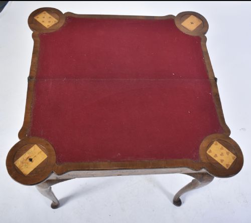 C18TH DUTCH MARQUETRY DOG EARED GAMES TABLE - ADDITIONAL PHOTO 3
