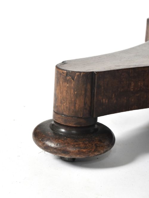 WILLIAM IV ROSEWOOD CIRCULAR TILT TOP BREAKFAST TABLE - ADDITIONAL PHOTO 9