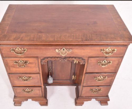 GEORGE III KNEEHOLE WRITING DESK - ADDITIONAL PHOTO 3