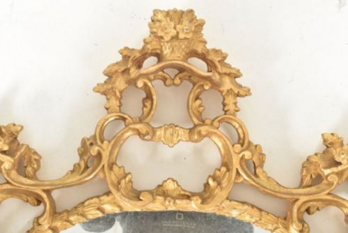 CARVED GILTWOOD WALL MIRROR - ADDITIONAL PHOTO 3