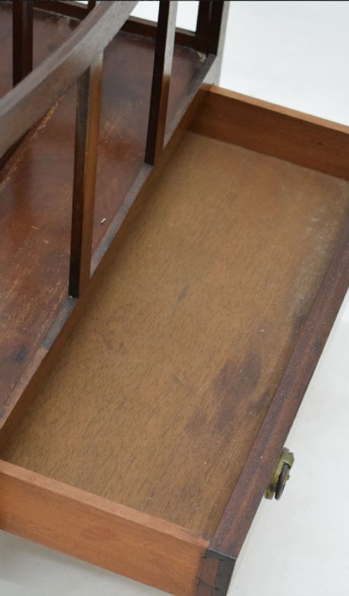 C19TH GEORGIAN MAHOGANY CANTERBURY - ADDITIONAL PHOTO 2