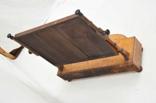 GEORGE III BURR MAPLE DRESSING MIRROR - ADDITIONAL PHOTO 4