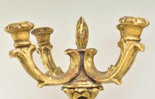 PAIR OF CARVED BLACKAMOOR FIGURES AS CANDELABRAS - ADDITIONAL PHOTO 2