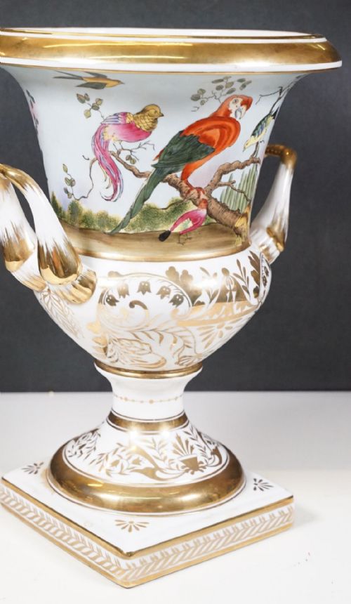 Large French Campagna Porcelain Urn