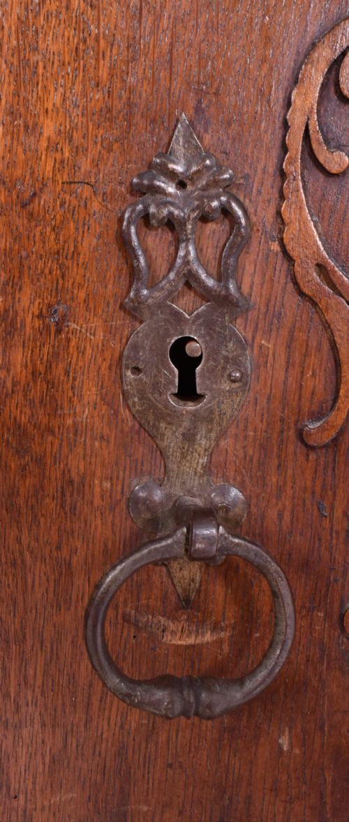 C17TH GERMAN INLAID SIDE CABINET - ADDITIONAL PHOTO 3