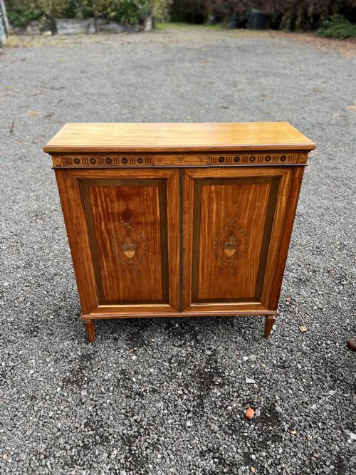 SATINWOOD INLAID SIDE CABINET - ADDITIONAL PHOTO 6