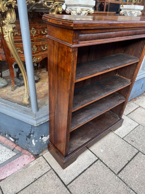 EDWARDIAN OAK ADJUSTABLE BOOKCASE - ADDITIONAL PHOTO 1