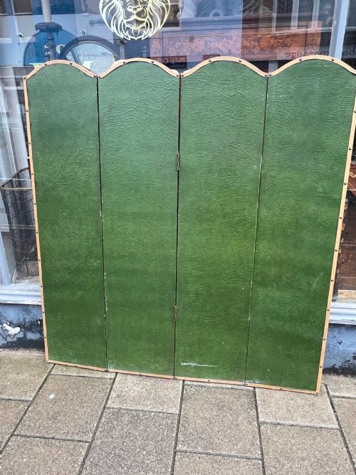 PAINTED FOUR FOLD SCREEN - ADDITIONAL PHOTO 4