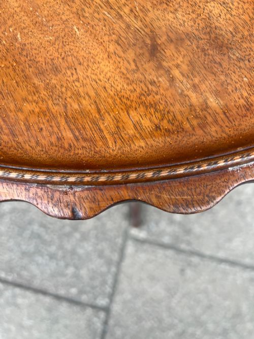 C19TH SMALL TRIPOD WINE TABLE - ADDITIONAL PHOTO 3