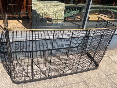 LARGE C19TH NURSERY FENDER WITH BRASS TOP - ADDITIONAL PHOTO 3
