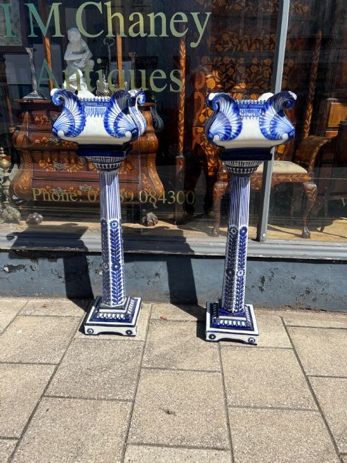 PAIR OF CONSERVATORY JARDENAIRES AND STANDS FRENCH C1900 - ADDITIONAL PHOTO 13