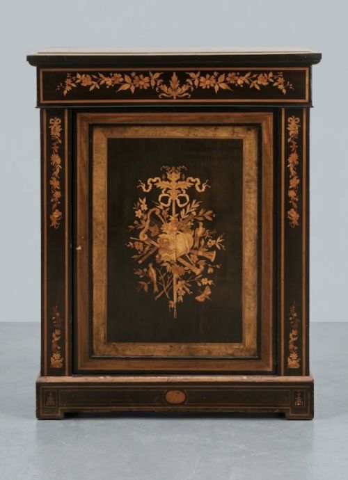 An Inlaid Side Cabinet / Bookcase