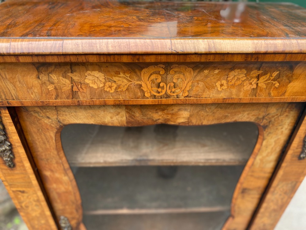 C19th Walnut pier cabinet  View XII
