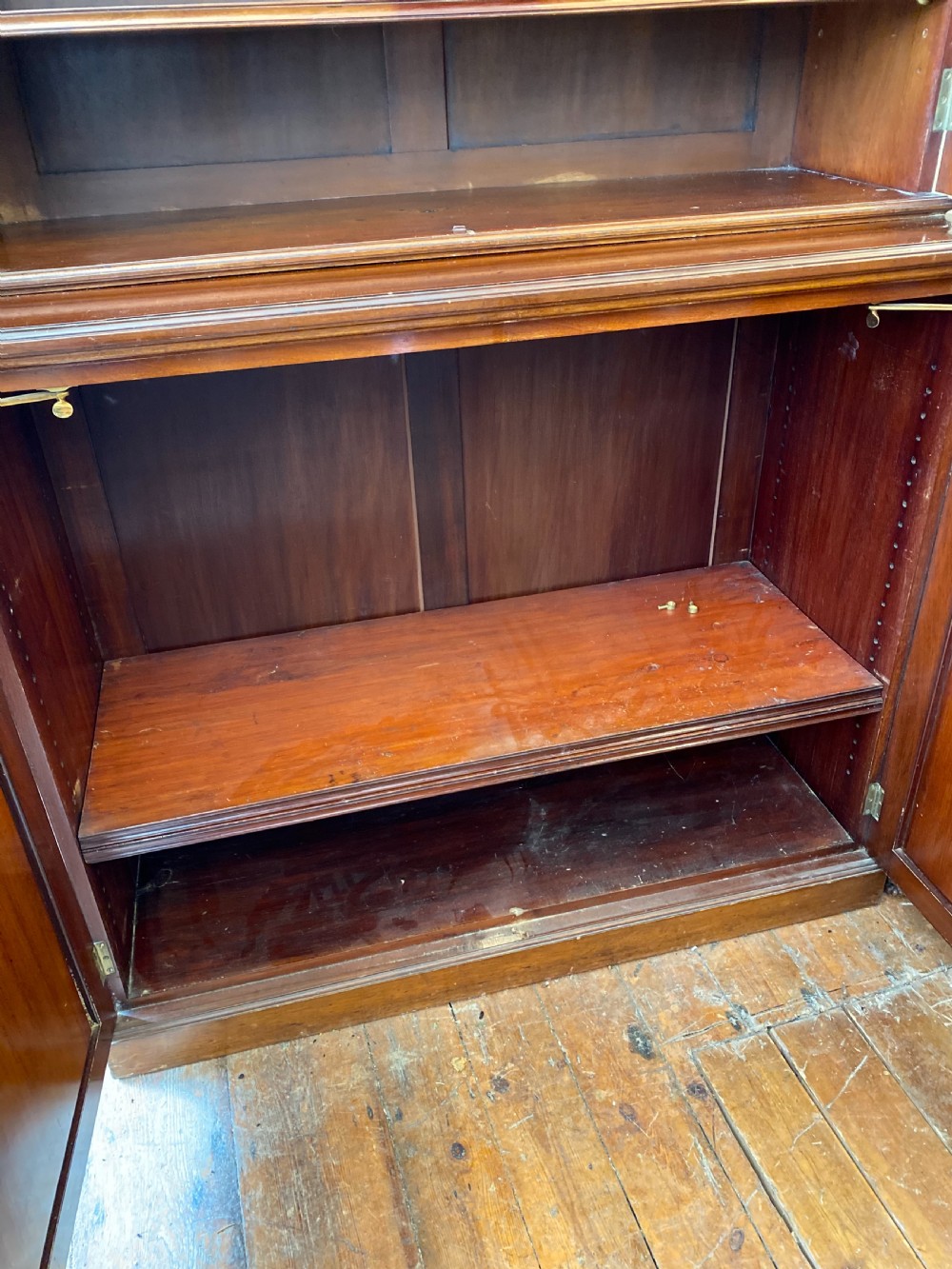 C19th library bookcase  View V