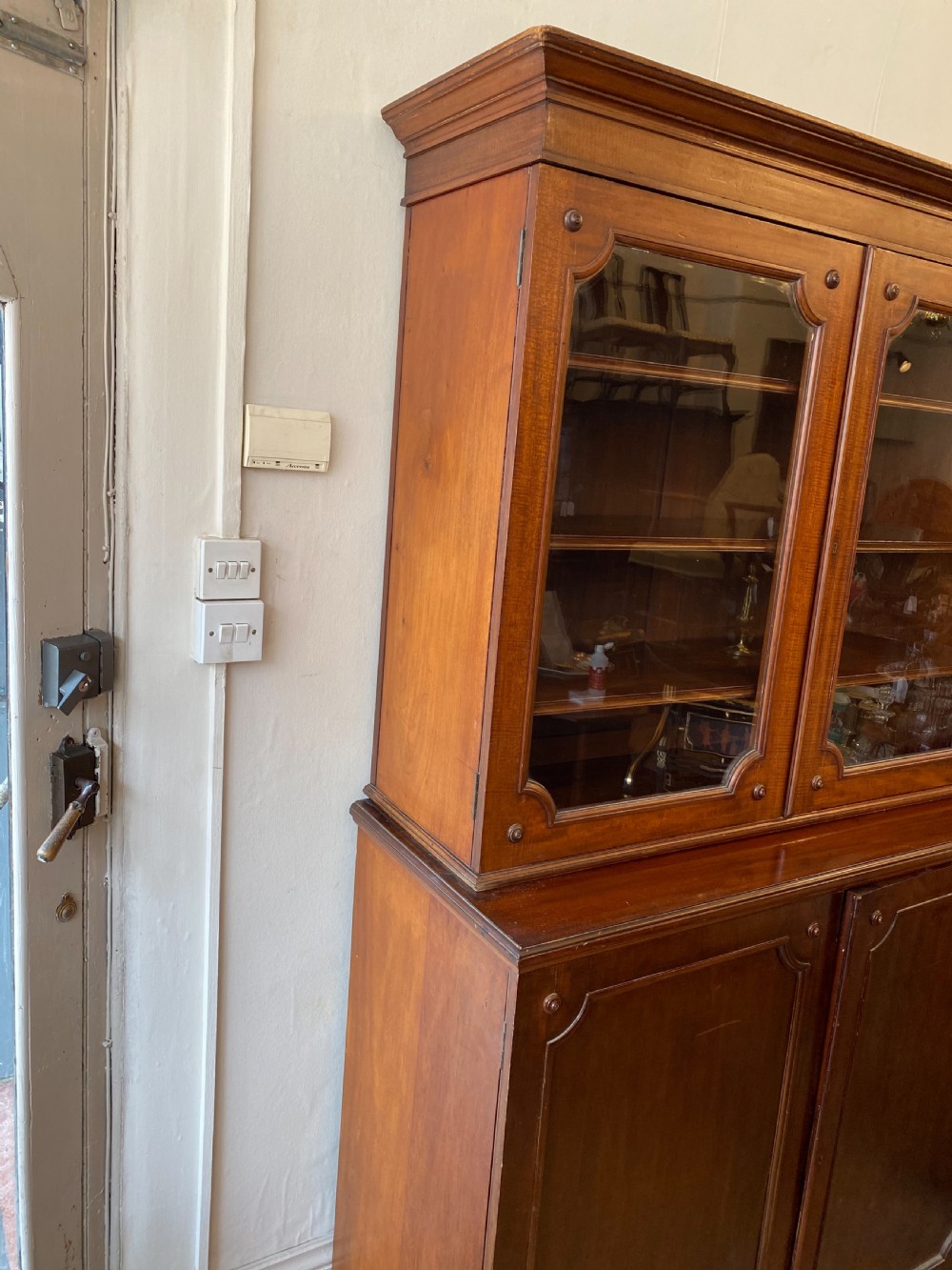 C19th library bookcase  View VIII