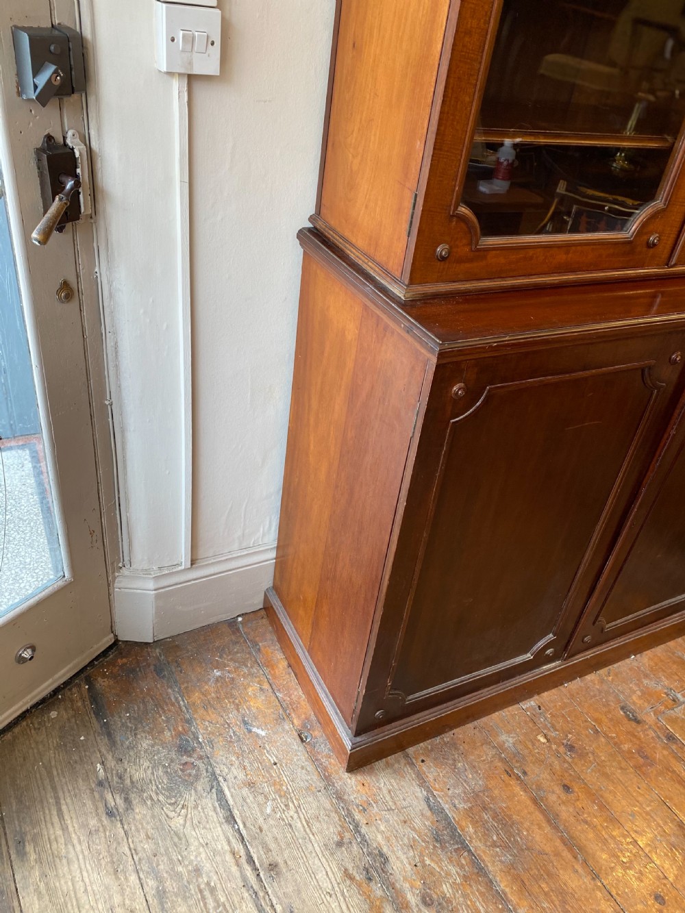 C19th library bookcase  View IX