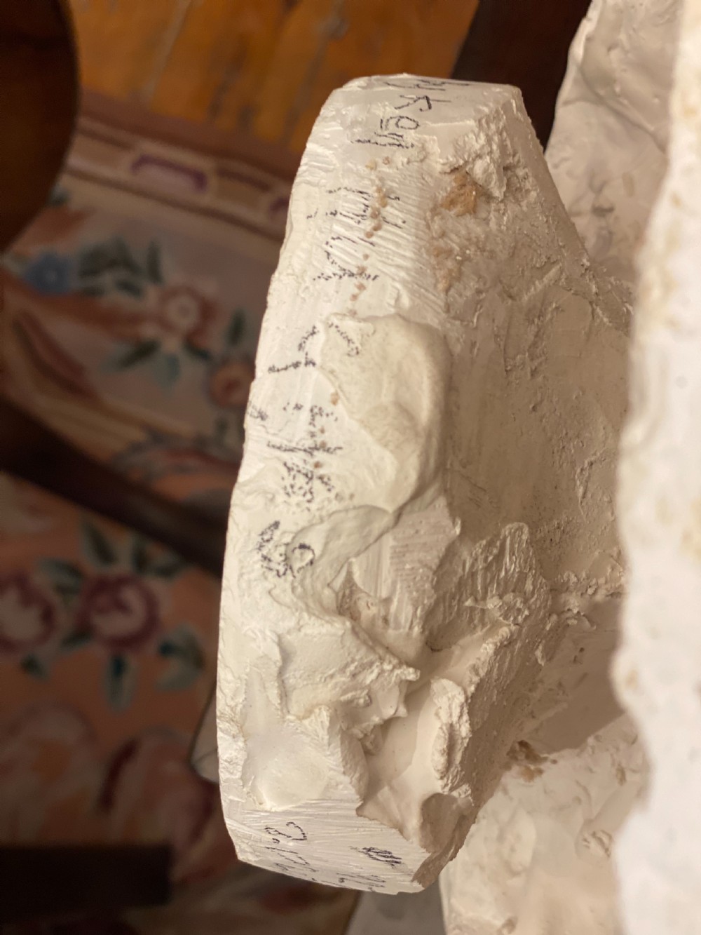 1930s art school plaster model of an C18th young man  View VI
