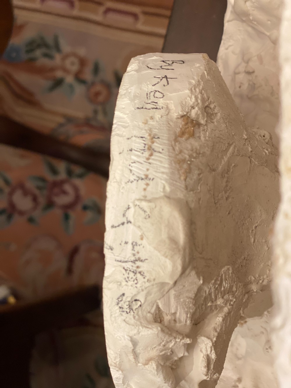 1930s art school plaster model of an C18th young man  View VIII