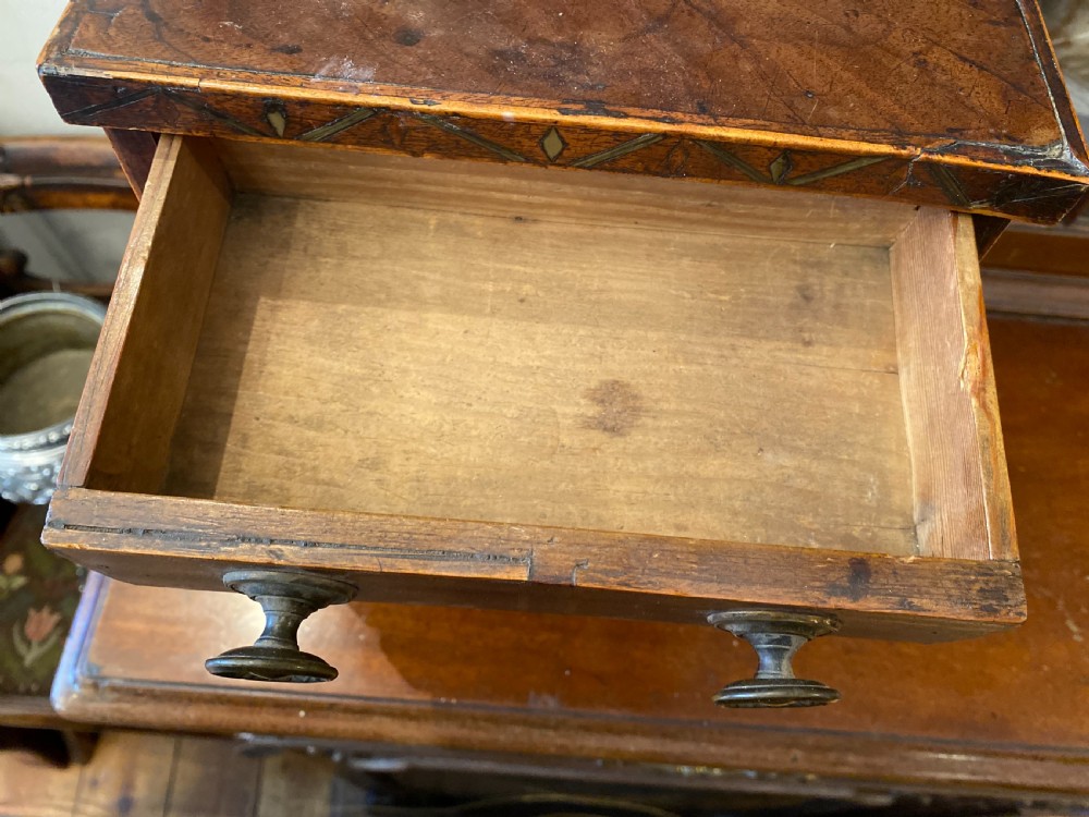 Early C19th apprentice piece miniature chest of drawers  View IV