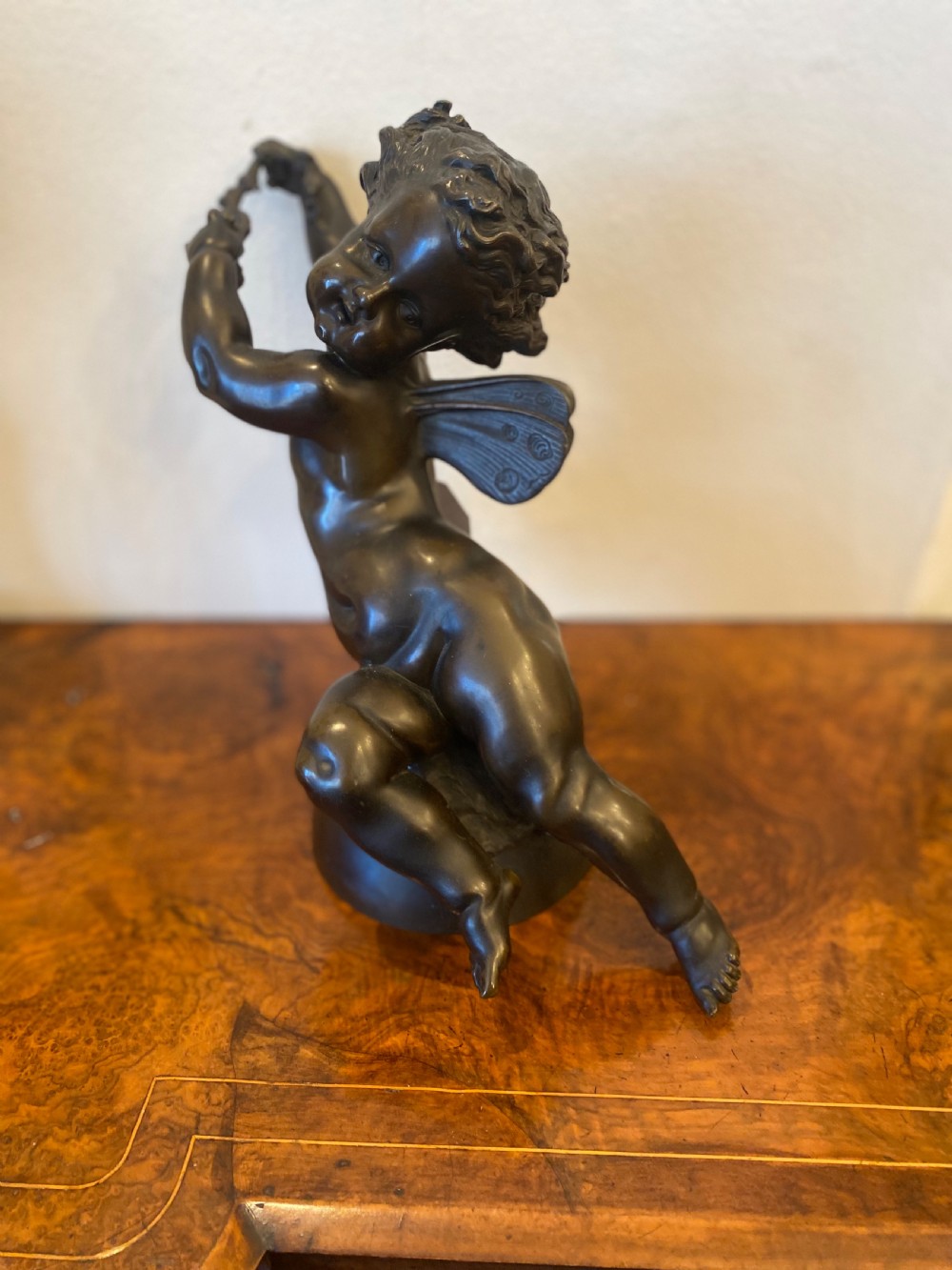 C19th bronze cherub  View IX