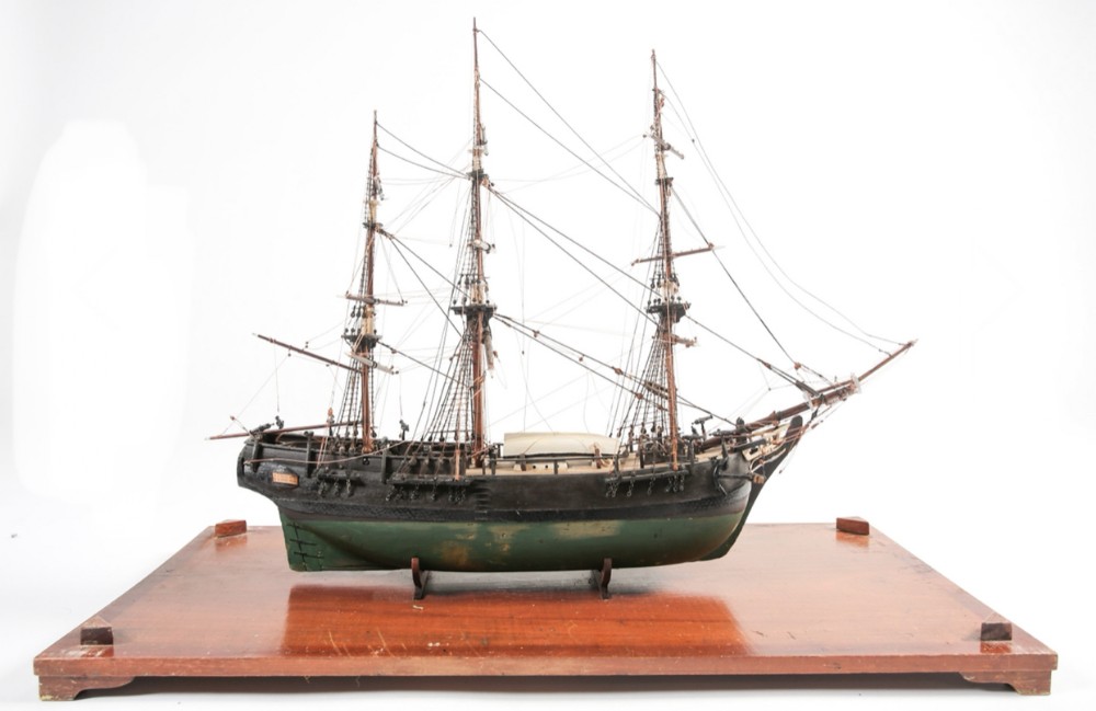C19th museum quality model of the Bounty