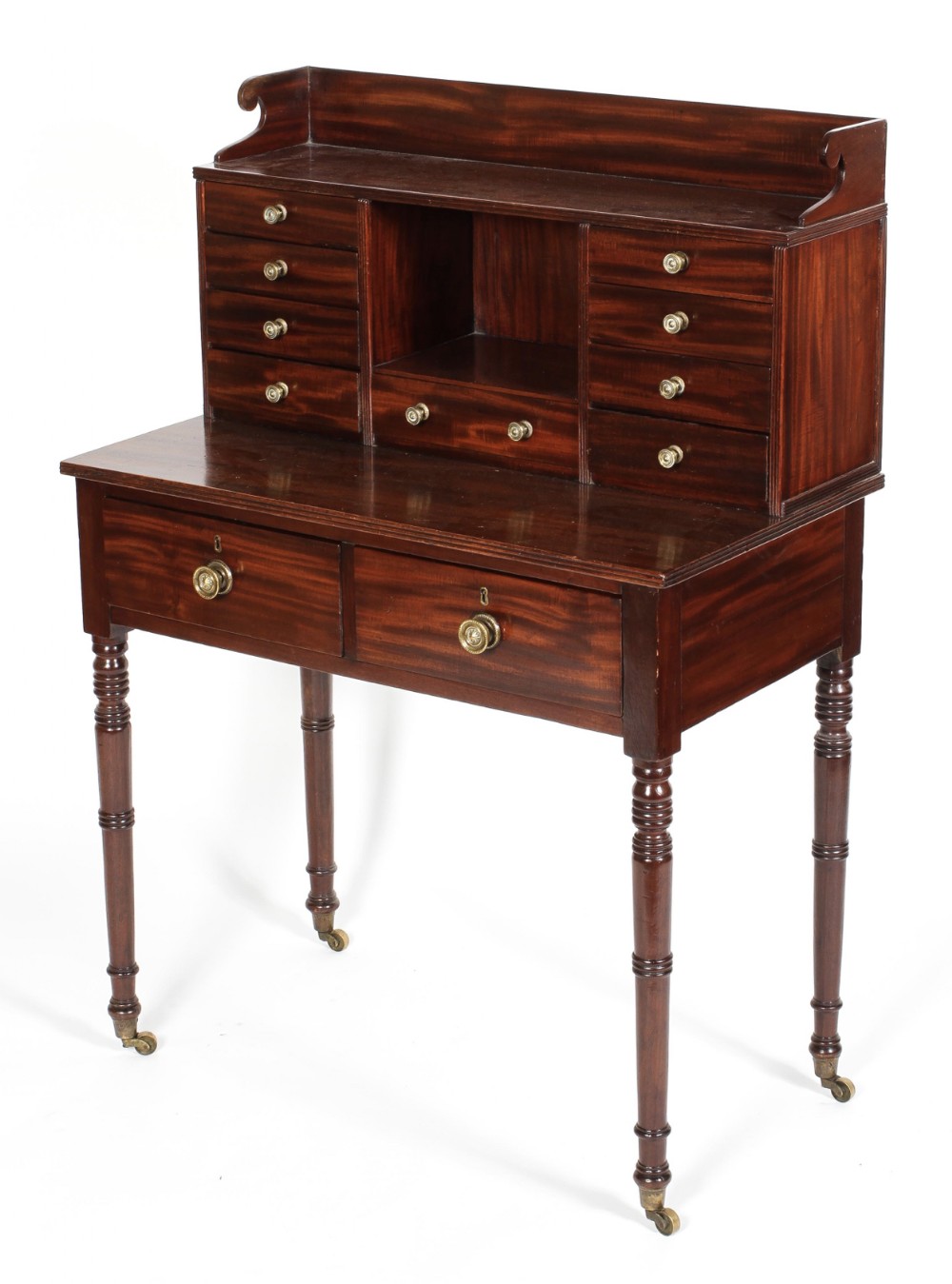 C19th Regency mahogany Desk 