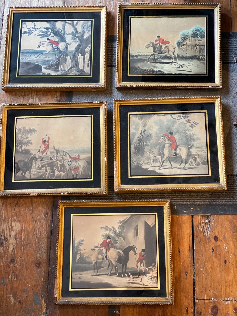 C18th Aquatints by JUKES, Francis after Charles Loraine SMITH (1751-1835) View VII