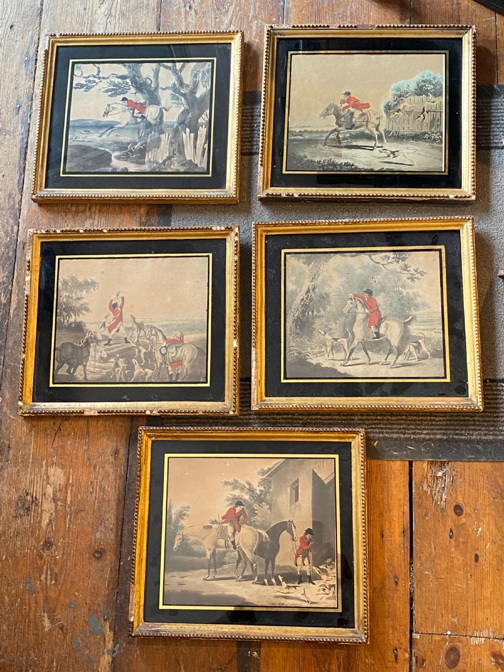 C18th Aquatints by JUKES, Francis after Charles Loraine SMITH (1751-1835) View IX