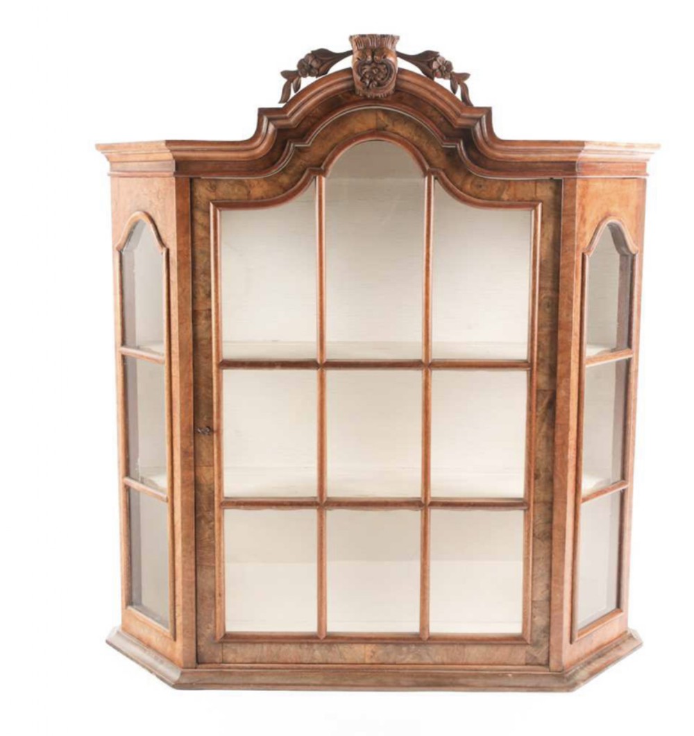 C19th miniature Dutch wall cabinet 