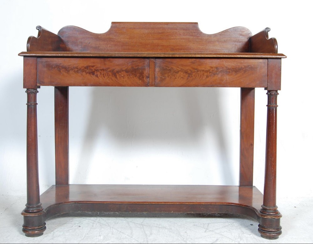 C19th mahogany side table 