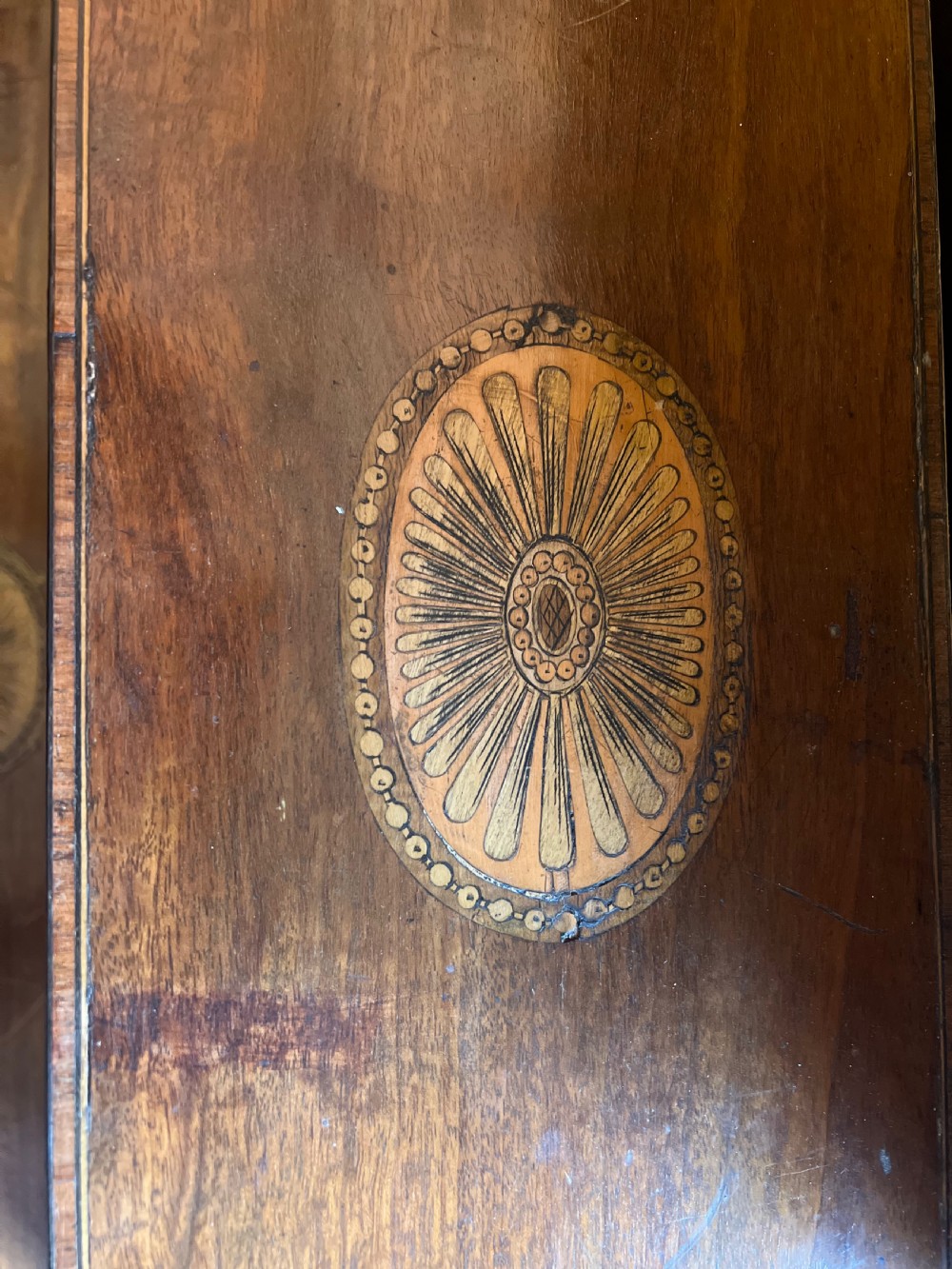 Georgian inlaid table cabinet  View VII