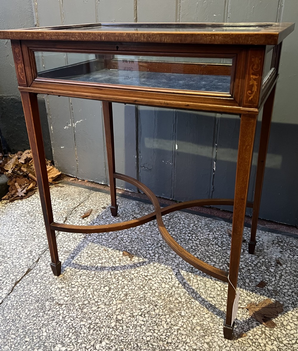 Edwardian inlaid Bijouterie table  View V