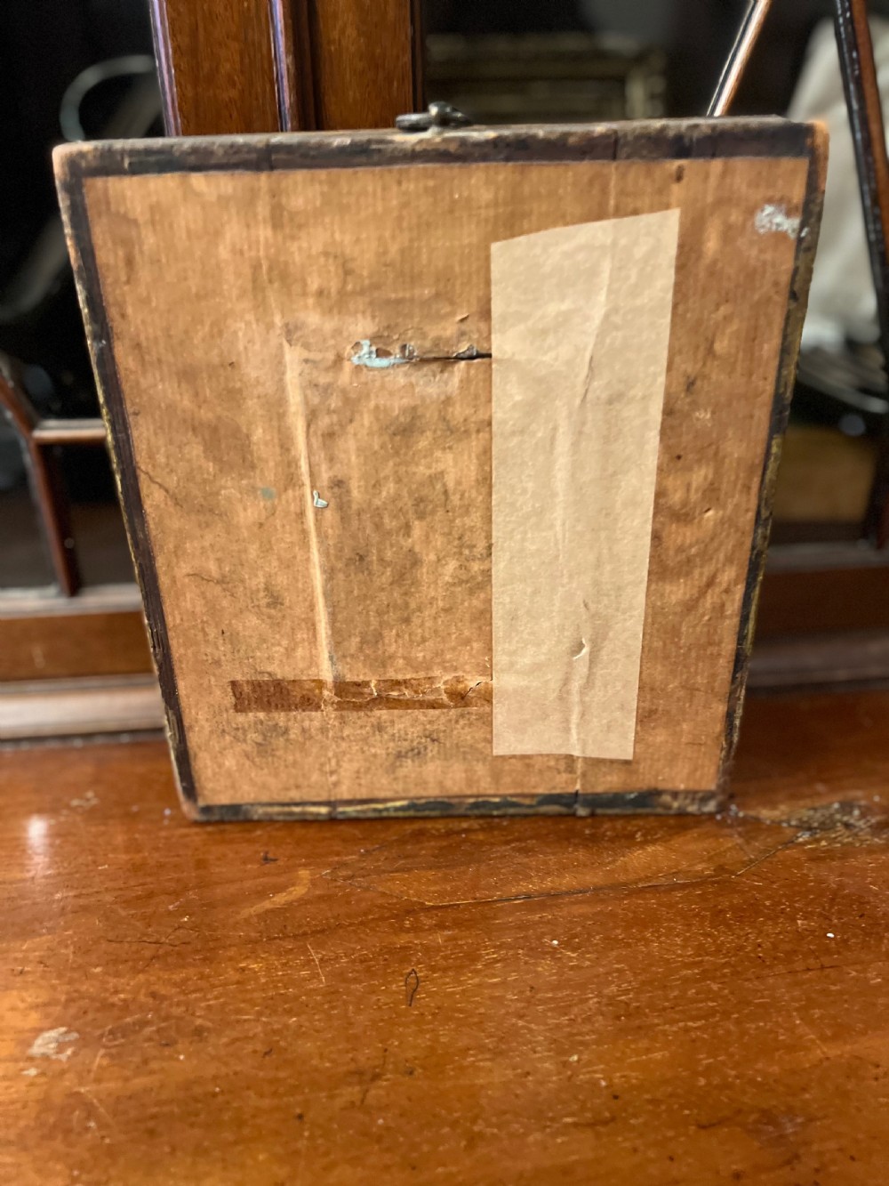 Georgian miniature portrait in giltwood frame View IV