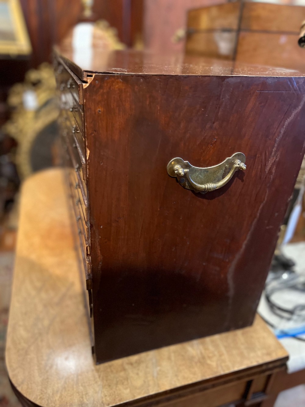 Coin collectors table top cabinet with 26 drawers  View IV