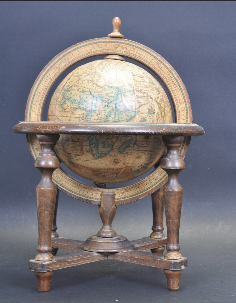 C1930s desktop globe in the early C17th manner