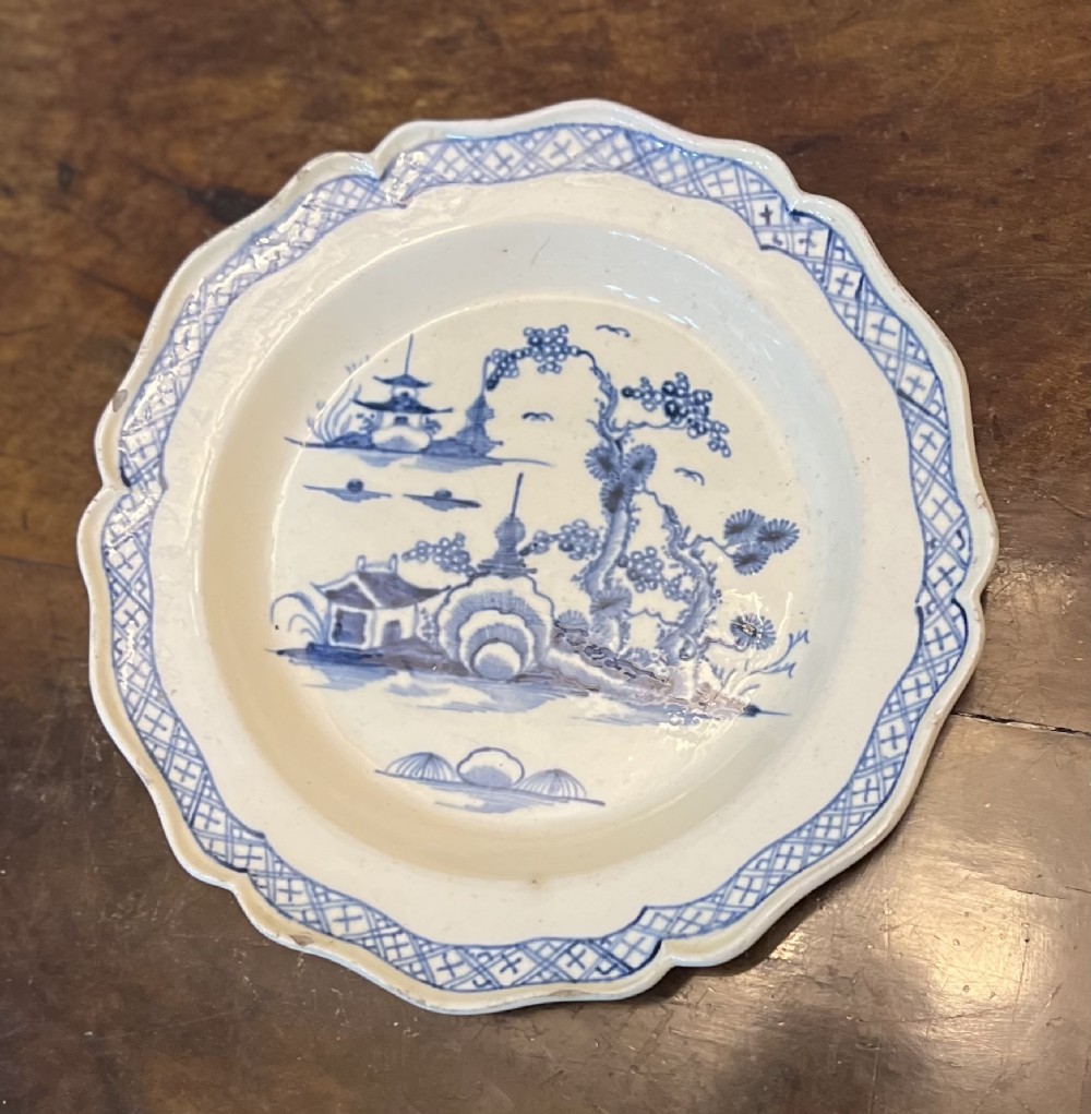 C1780-90 pearlware Liverpool plate 
