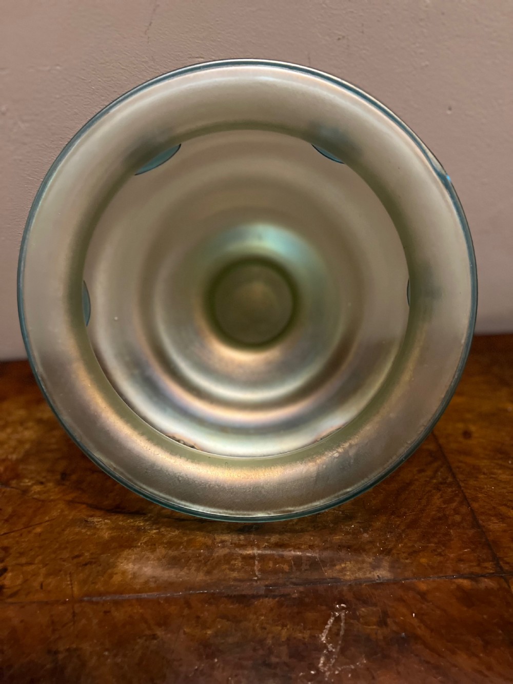 Large Loetz Orpheus pattern bowl circa 1904 View X