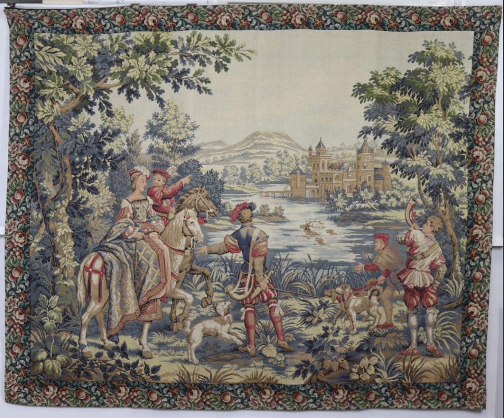 French tapestry in the Flemish style 