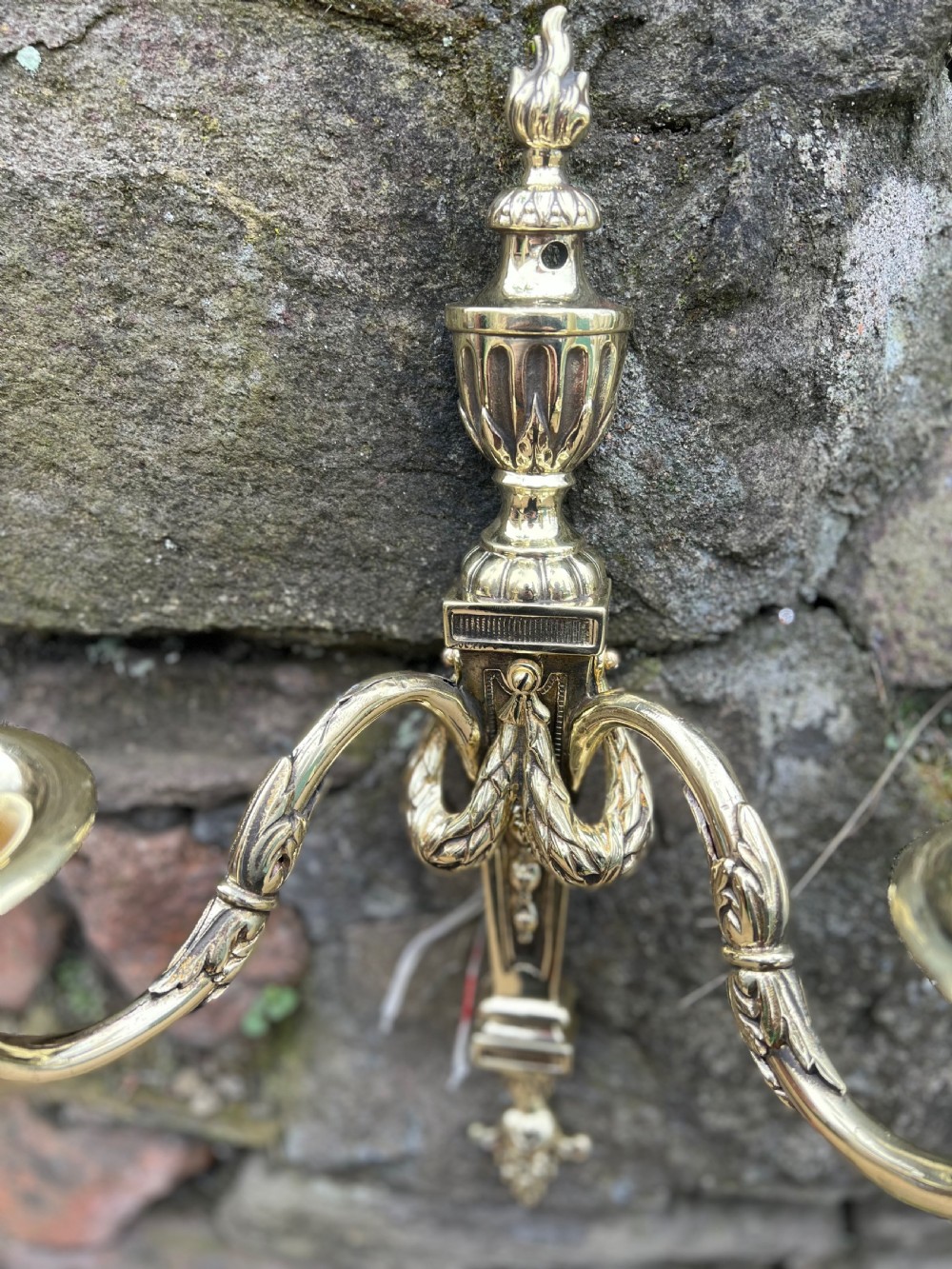 Pair of adams style Edwardian wall lights  View II